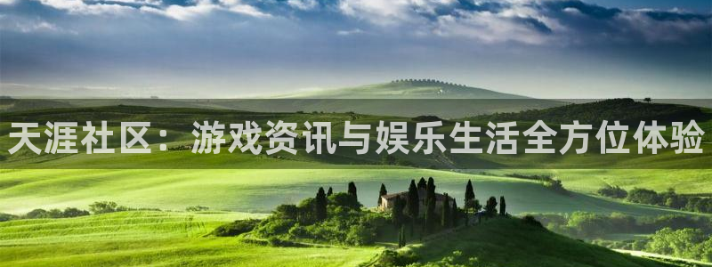 极悦娱乐平台：天涯社区：游戏资讯与娱乐生活全方位体验