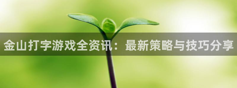 极悦娱乐线路测试：金山打字游戏全资讯：最新策略与技巧分享