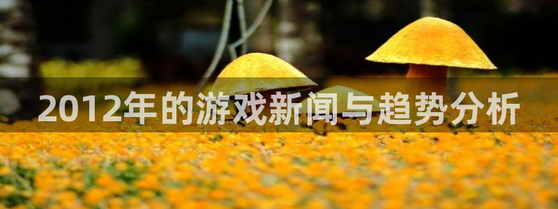 极悦娱乐鹿 7O935 怎么样：2012年的游戏新闻与趋势分