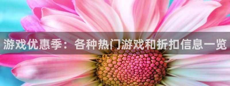 极悦娱乐的意思：游戏优惠季：各种热门游戏和折扣信息一览